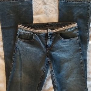 A.B.S. by Allen Schwartz Embellished Jeans